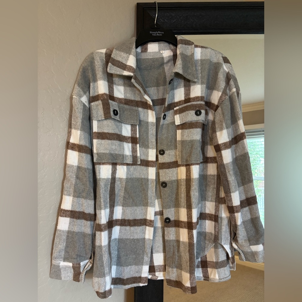 Plaid Shirt Jacket (Shacket)